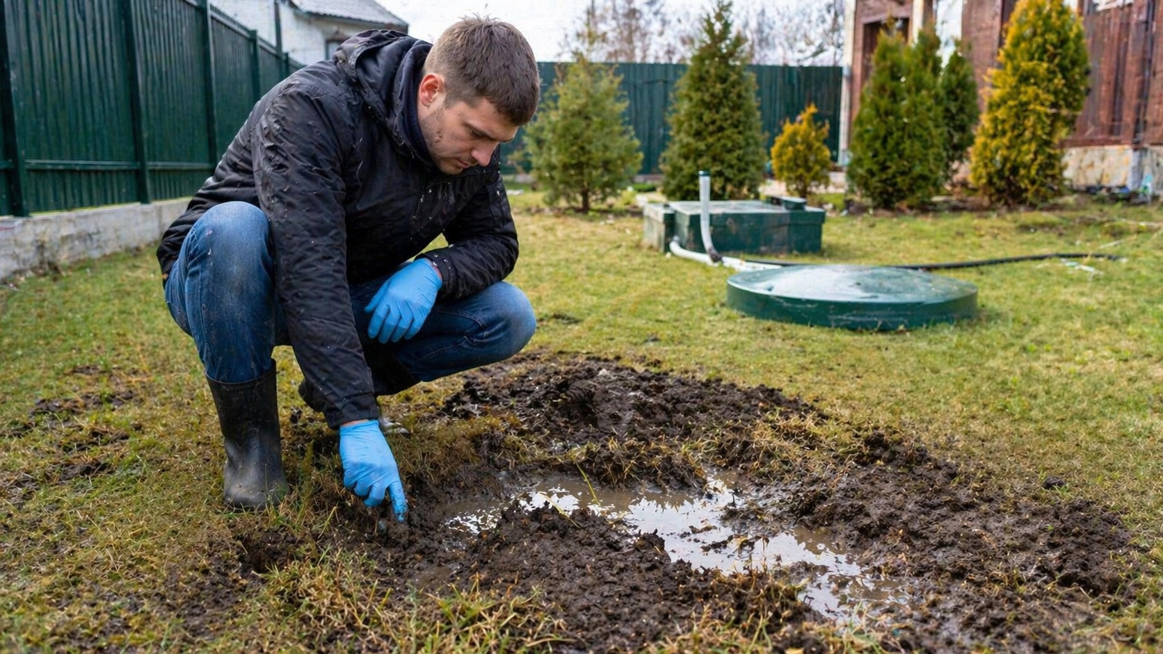 Как определить необходимость дренажа перед установкой септика